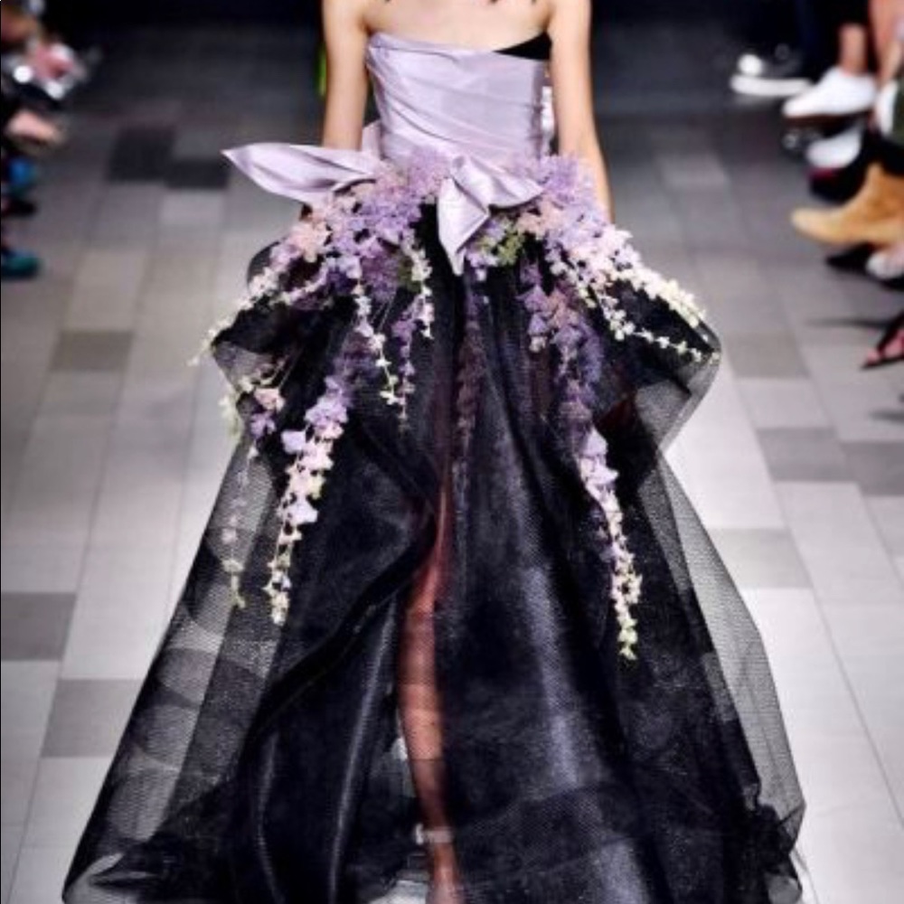 Marchesa Couture Tulle Gown Size 8 NWT